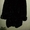 Норковая черная шуба из кусочков #516644