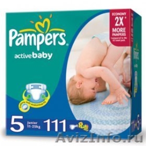 Продаются Памперс Active Baby на 30% дешевле, чем в магазине - Изображение #1, Объявление #250032
