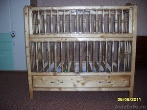 Продам детскую деревянную кроватку ручной работы - Изображение #1, Объявление #273260