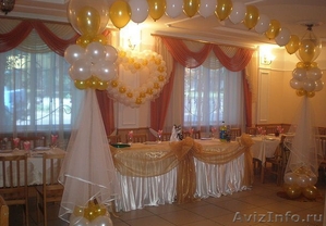 Оформление залов шарами и тканью в Кемерово - Изображение #1, Объявление #416851