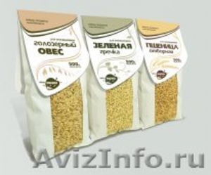 Зеленая гречка, пшеница, овес, льняное масло - Изображение #1, Объявление #801704