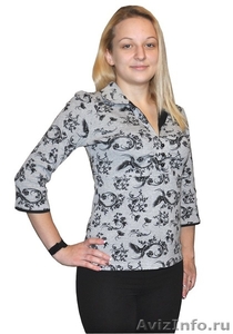 Блуза трикотажная женская БЛ-15 - Изображение #1, Объявление #877050