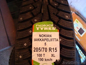 Продам шипованные шины Nokian Hakkapeliitta 5 - Изображение #1, Объявление #1134710